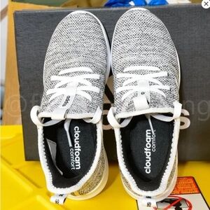adidas ladies Cloudfoam Pure SHOES Gray